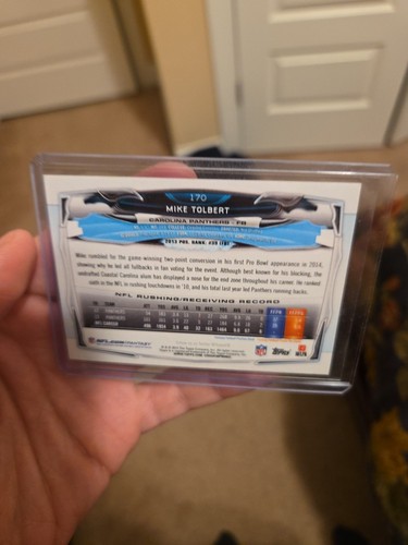 2014 Topps - Mike Tolbert #170 Autograph IP  - Picture 4 of 4