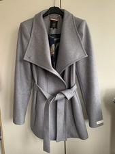 Ted Baker PARIAO Short  Wool Cashmere Blend Wrap Coat Size 2 UK 10