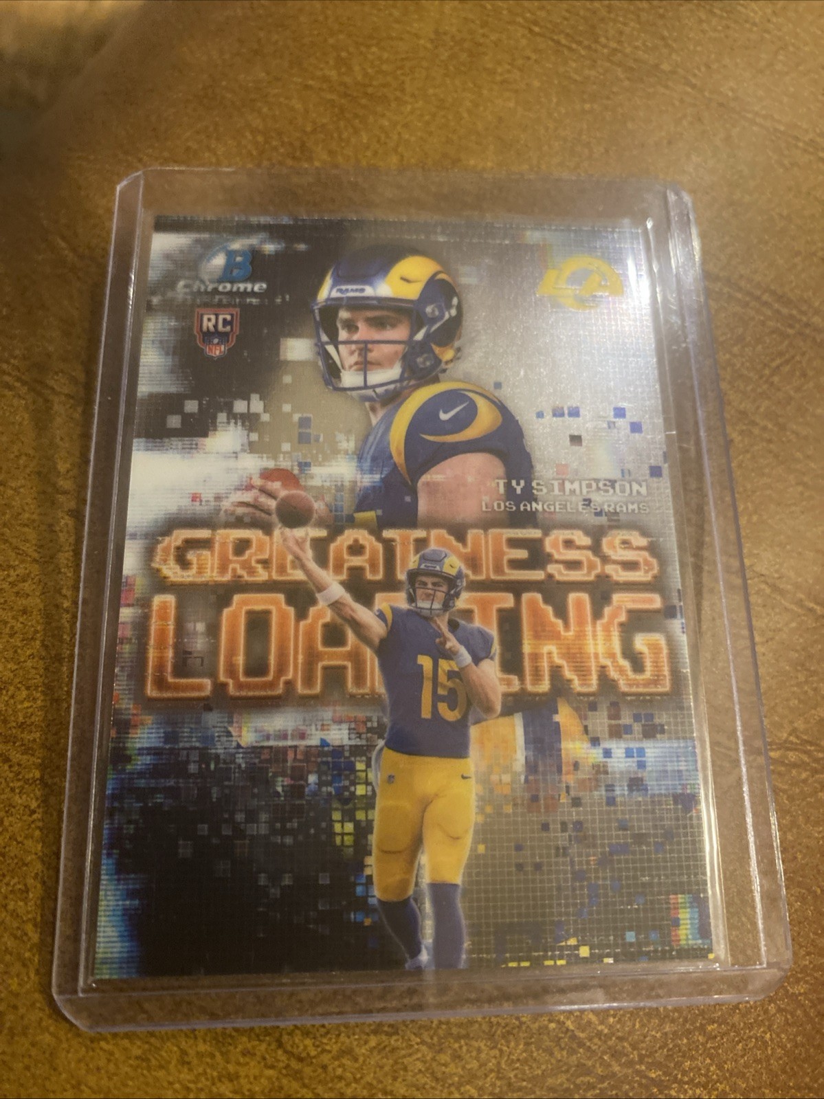 2026 Topps Bowman Chrome Greatness Loading Ty Simpson  Rookie