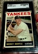 1964 Topps - Mickey Mantle #50 SGC AA
