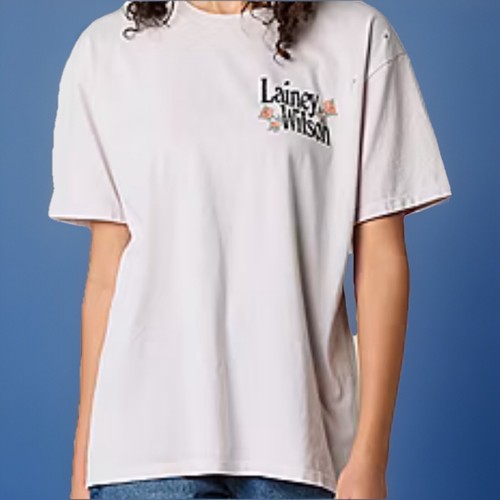 Camiseta Lainey Wilson Manga Corta Gráfica Marfil Envejecido XL 🆕 Unisex - Imagen 4 de 5