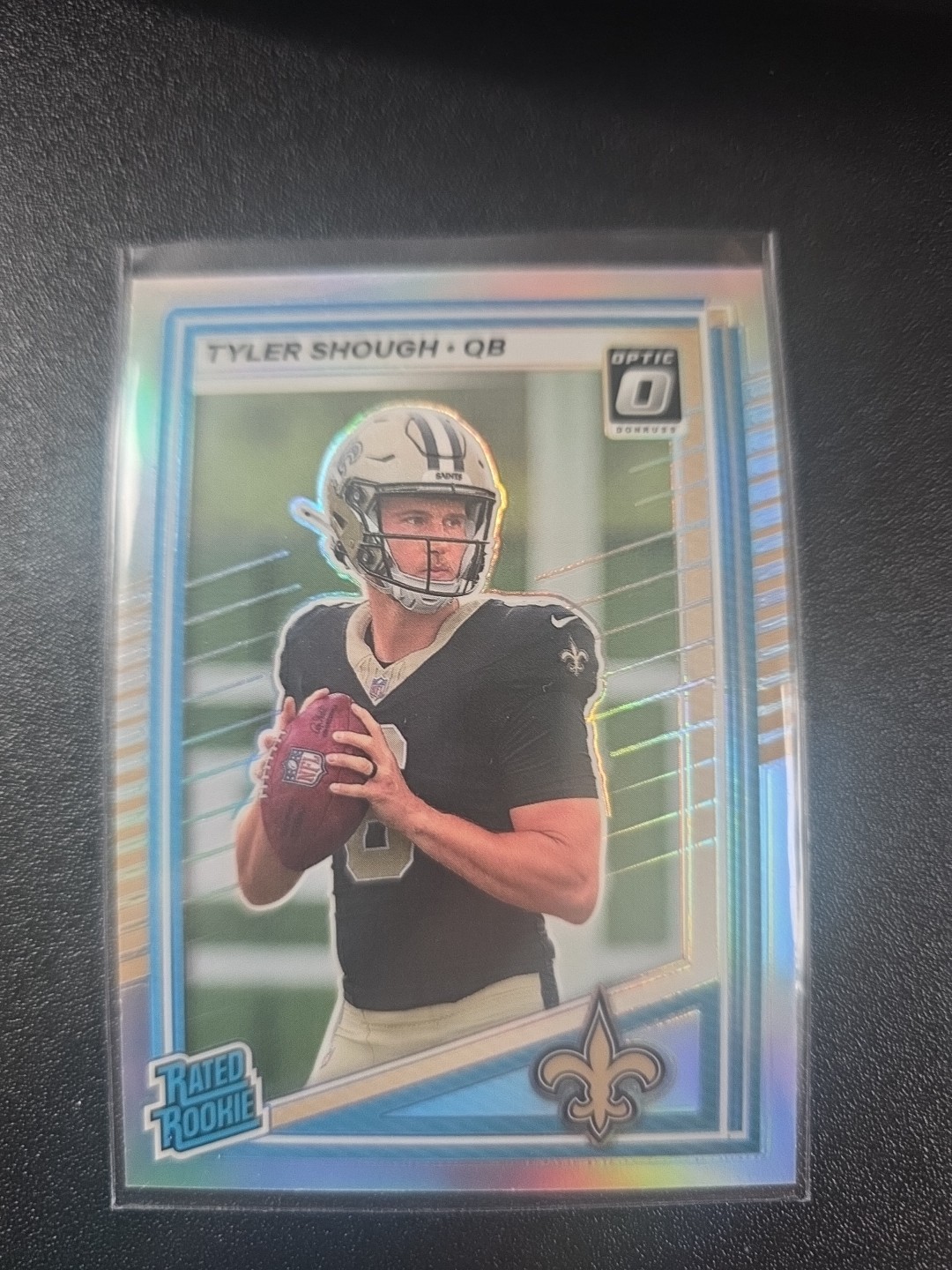Tyler Shough 2025 Donruss Silver Optic Preview RC 304 Saints