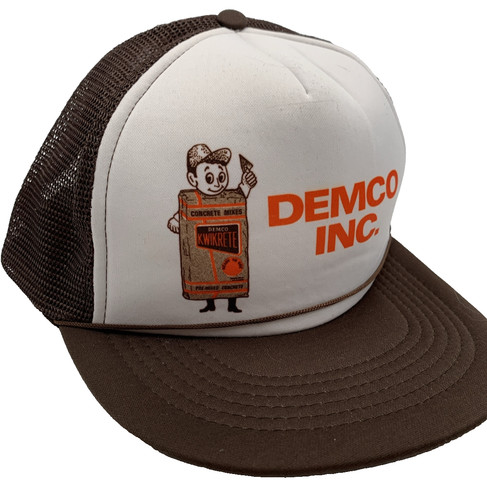 Demco Inc Trucker Hat Adjustable Vintage