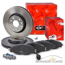 TRW BREMSSCHEIBEN +BELÄGE VORNE FÜR SKODA OCTAVIA 3 4 VW ARTEON GOLF 7 PASSAT B8