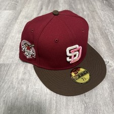 New Era San Diego Padres  40th Anniversary Fitted Cap Hat 7 3/8