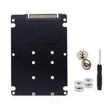 Black M.2 NVME SSD Key M  NGFF SATA SSD Key B to U.2 SFF-8639 Adapter