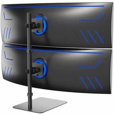 VIVO Dual Ultrawide Monitor Desk Stand, Mount for 2 Computer Screens up to 49"