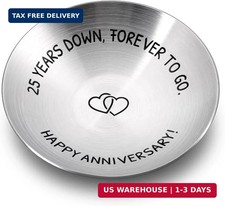 25 Year Anniversary Silver Gifts for Wife Husband 25th Anniversary Wedding