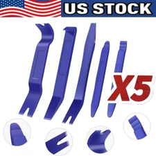 Plastic Trim Removal Pry Tool Set for Car Radio Panel Door Dash Clip Fasteners