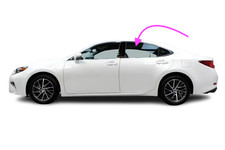 Fits: 2013-2018 Lexus Es 300h,350 4D Sedan Rear Left Side Door Window Glass