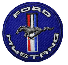 Mustang Ford Mustang Embroidered Patch Iron On Mustang Ford Mustang Embroidered Patch Iron On