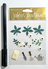 Gardening Plants Flowers Jolee's Stickers Scrapbooking Card Journal Planner