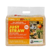 EZ-Straw Just Straw All-Purpose Straw Bale, 1 cu. ft. (Covrs 200 sq. ft.)