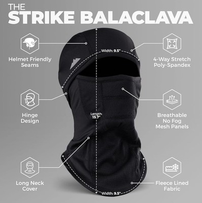 Winter Balaclava Mask - Warm & Waterproof for Skiing & Riding
