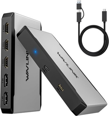 3 Monitor Docking Station, WAVLINK triple monitors adapter for M1/M2/M3/M4 T33-3
