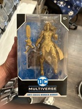 2022 McFarlane DC Multiverse Anti-Crisis Wonder Woman GOLD DEATH METAL - New