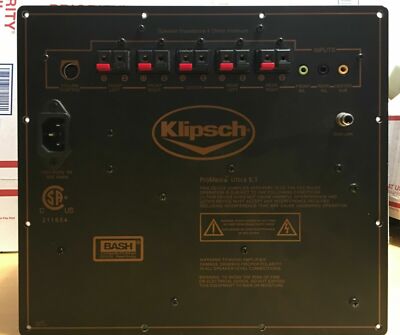 Klipsch ProMedia 5.1 AMPLIFIER Ultra / THX Noctua Cooled $50 Core refund SurgeX
