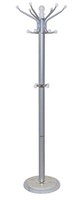 GarderobenstäNder Alufarben-Weiß Garderobe KleiderstäNder Flurgarderobe Haken