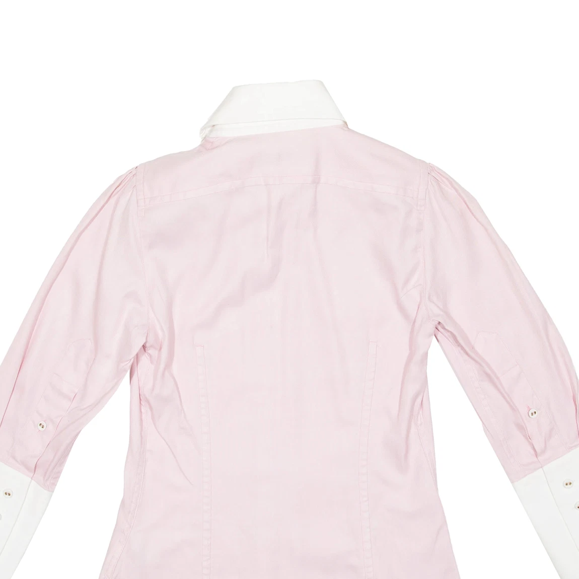 DSQUARED2 Camicia donna tinta unita rosa manica lunga S