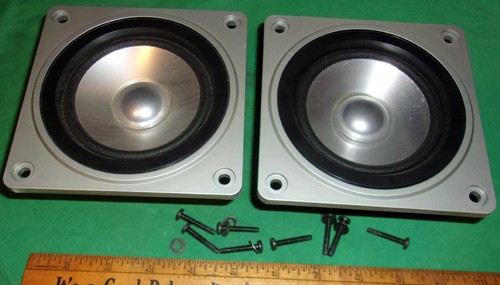 (2) HITACHI M-101 Midrange Driver "Lo-D" HS-310 Clean! Working! (1970's) 25 Watt