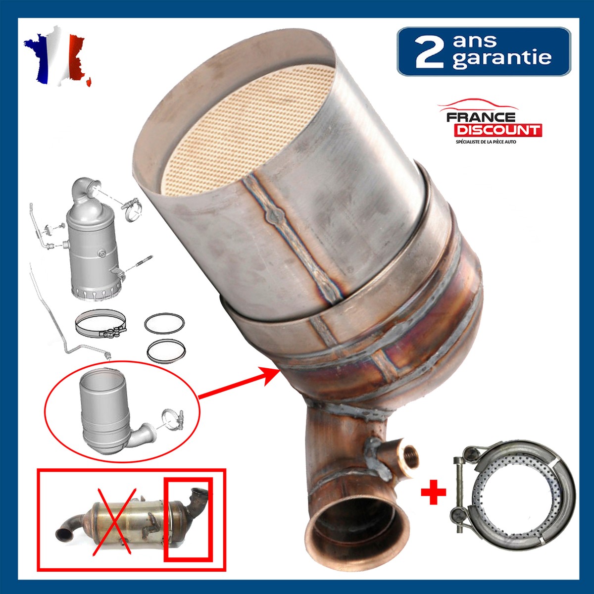 Pack De 3 Filtres D'origine PEUGEOT Pour 107, 206, 207, 308, Partner 1.6 HDi
