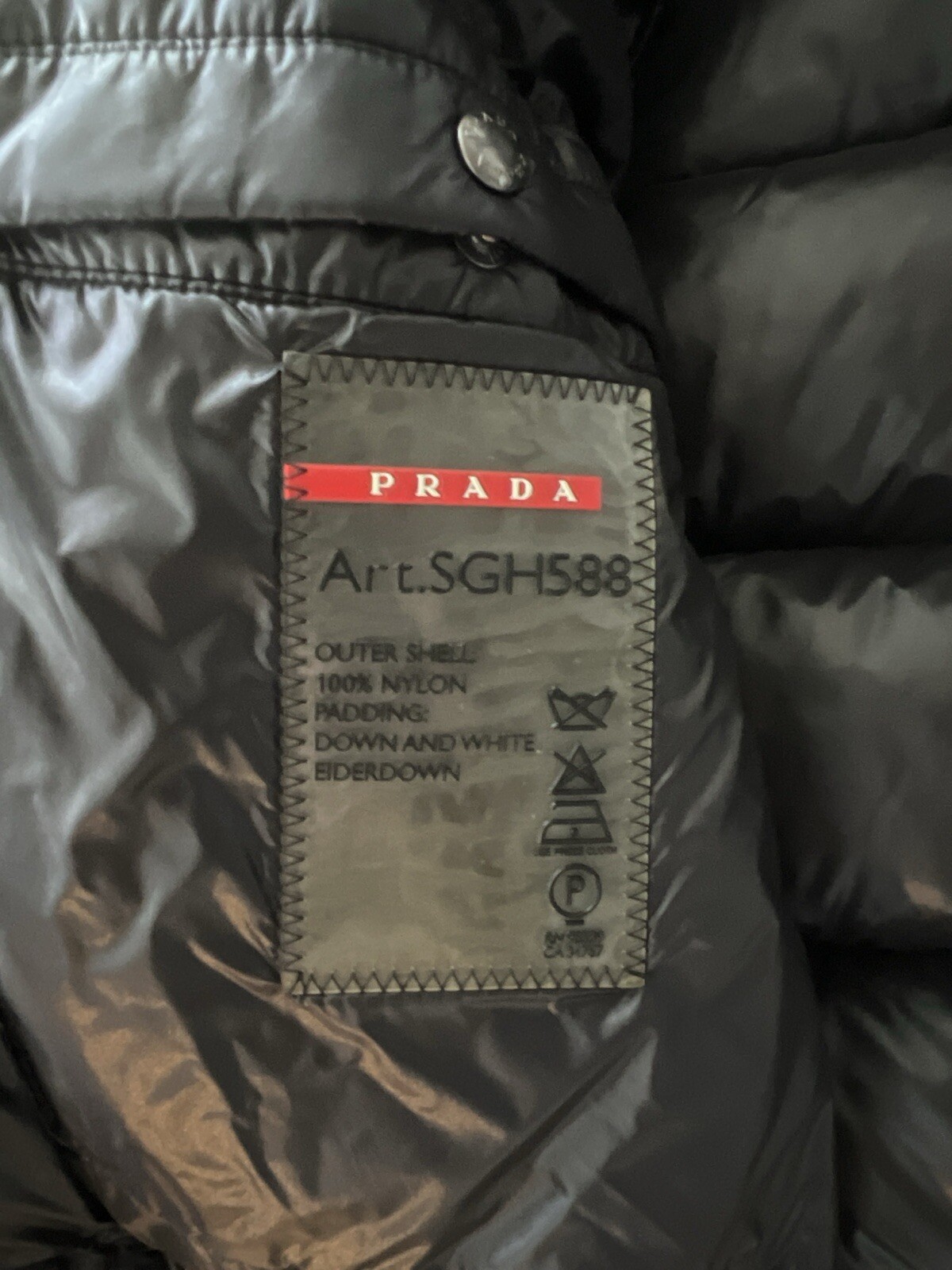 Authentic Prada Jacket light winter jacket black - image 6