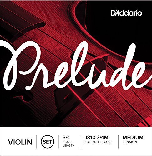 D'Addario Prelude Violin String Set, 3/4 Scale, Medium Tension - Picture 1 of 1