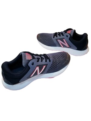 New Balance 520‎ Comfort Ride Gray Black Red Running Shoes M520LM5 Men Size 11 New Balance 520 Comfort Ride Gray Black Red Running Shoes  main image 4