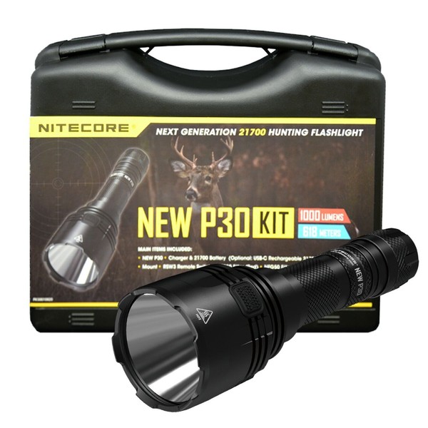 NITECORE P30 1000 Lumens 5000Mha Rechargeable Hunting Flashlight  