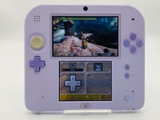 Nintendo 2DS Lavender Purple Handheld Console Only Dual Screen Gaming System
