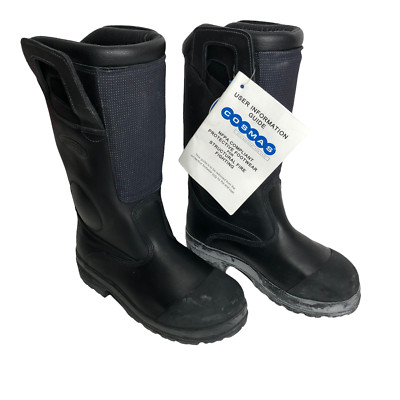 Cosmas Titan Firefighter Boots Men's Size 7 Black 14'' H New with Tags