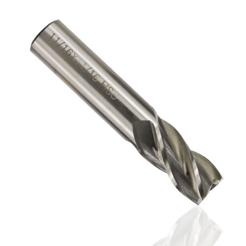 HSS 4 Flute End Mill CNC Router Bit Straight Shank Milling Bit 1/16'' 1/8" 3/8" - Picture 7 of 12