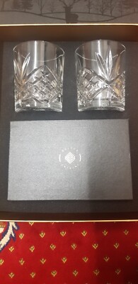 Whiskyglas 2er Set Bourbon Steine Geschenk für Männer inkl. Kristall Berggläser