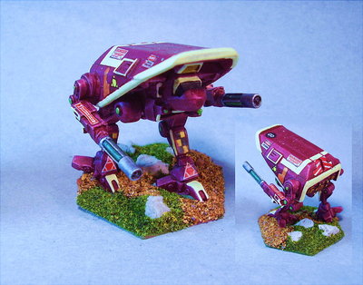 Battletech painted Puma resculpt battlemech MWC