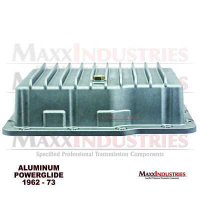 1962-73 Aluminum Powerglide Transmission Pan Aluminum with