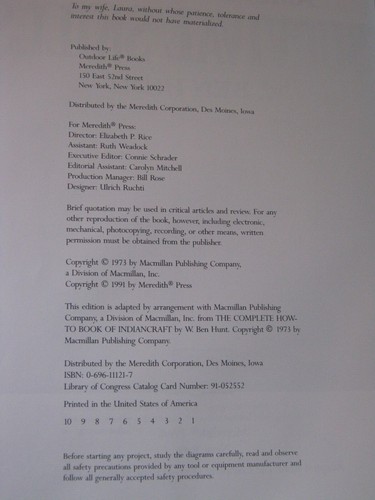 American Indian Survival Skills by W. Ben Hunt 1991 Hardcover with Dust Jacket - Picture 9 of 9