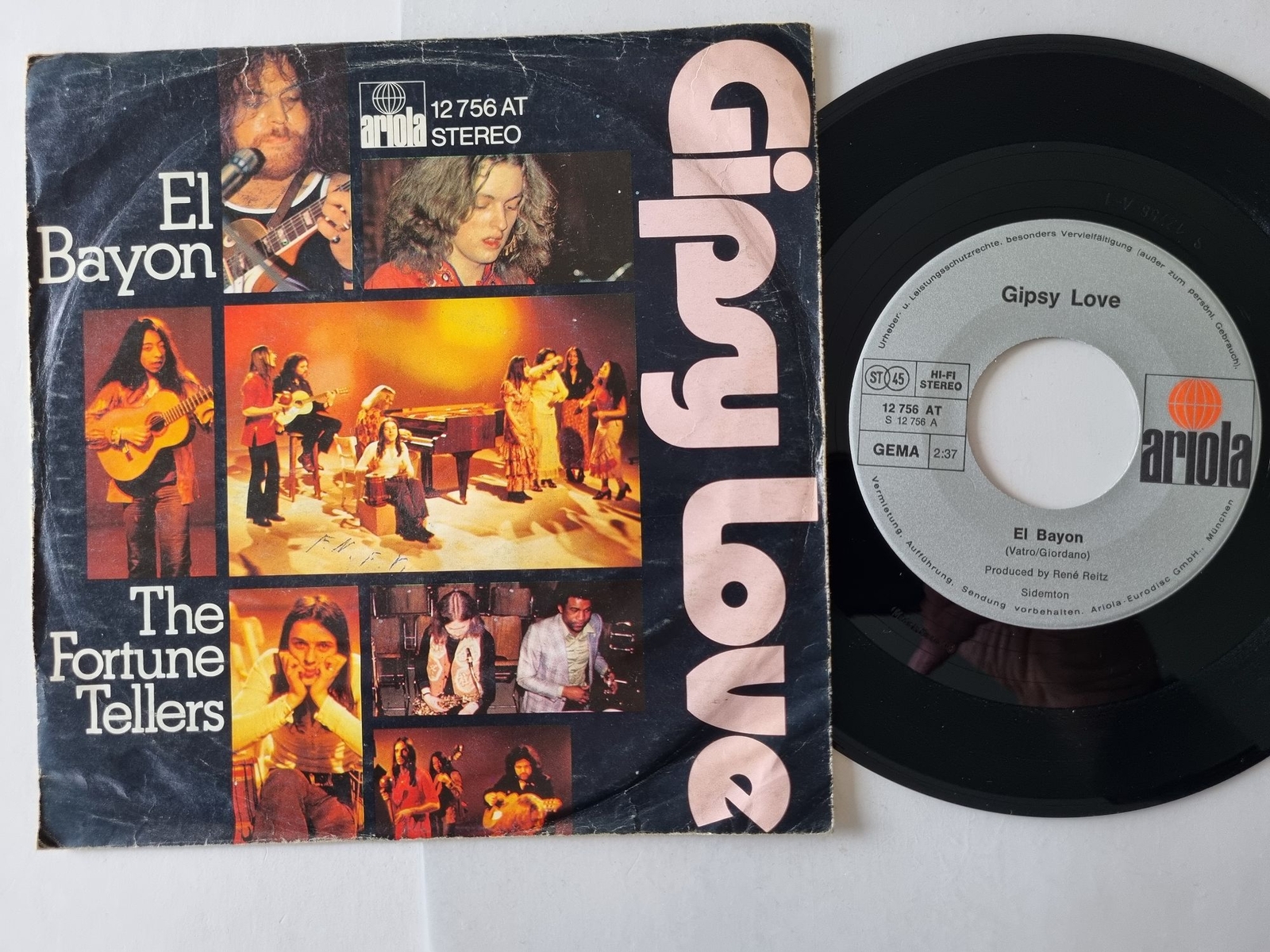 Gipsy Love - El Bayon/ The fortune tellers 7'' Vinyl Germany