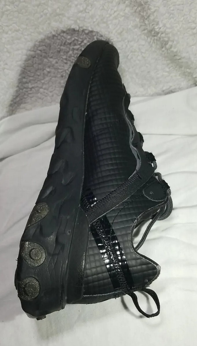 NIKE REACT ELEMENT 55 PREMIUM QUILTED GRID BLACK GREY SIZE
