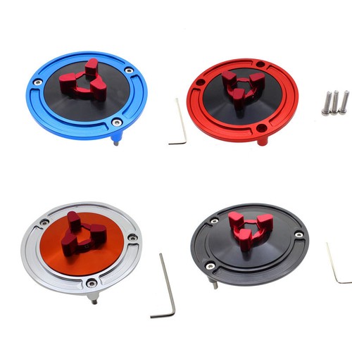 CNC Aluminum Gas Fuel Tank Cap Cover For XT660 XT660R XT660X 2014 YZF R3 14-2015 - Picture 1 of 12