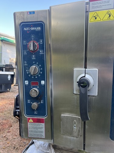2009 Alto Shaam 7.14 ESG Double Stack Combination Full Size Nat Gas Oven Steamer - Picture 3 of 13