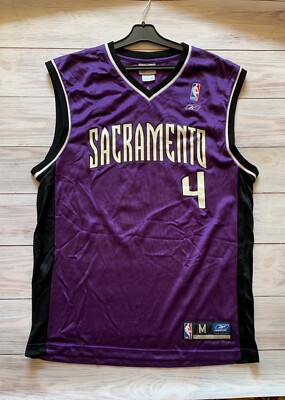 Sacramento Kings NBA Basketball Jersey Shirt Reebok Size M #4