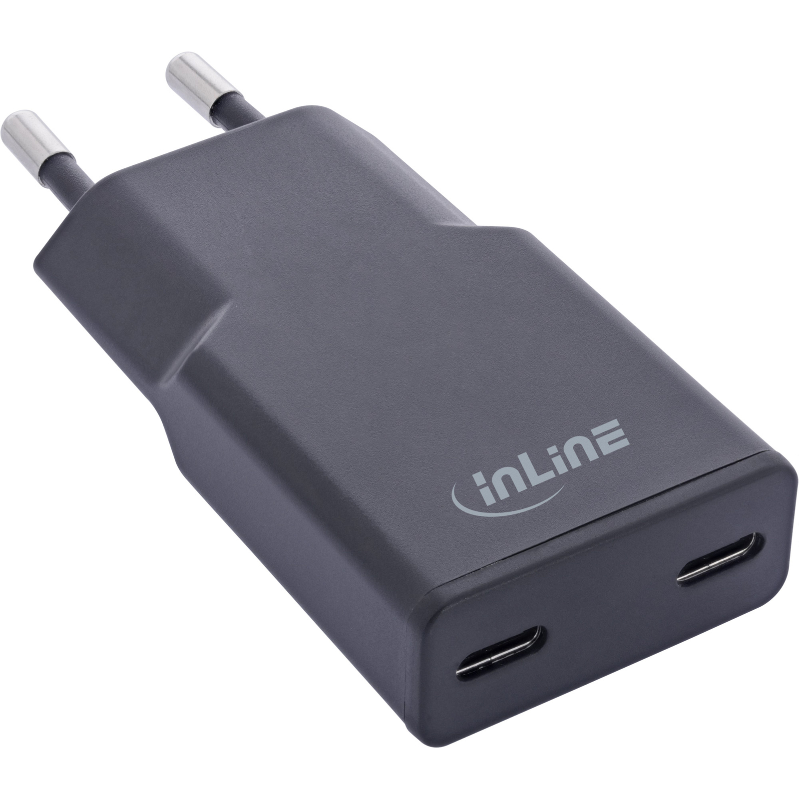 InLine Caricatore Auto Dual USB-C 30W PD PPS - Ricarica Rapida Sicura