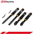 Yellow Coilovers Shock Absorber Springs Kit For VW MK2 MK3 GOLF JETTA Adj Height