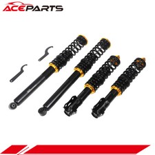 Yellow Coilovers Shock Absorber Springs Kit For Vw Mk2 Mk3 Golf Jetta Adj Height