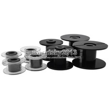 2x Round Inductor Winding Frame Thickened Inductance Skeleton With Magnetic Core