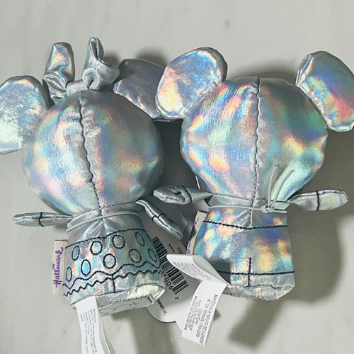 Hallmark Itty Bittys Disney 100 Topolino Minnie Set Argento Iridescente Nuovo - Foto 6 di 6