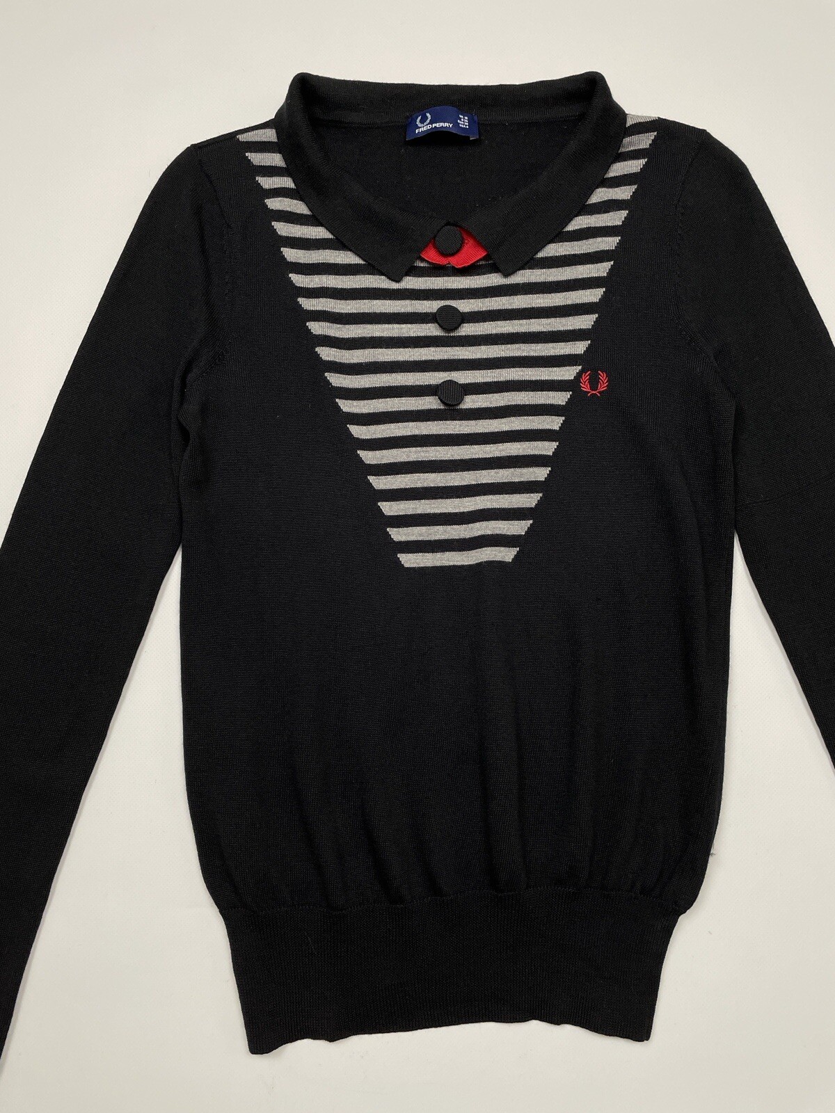 Fred Perry Women Wool Collar Knit 