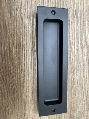 Emtek 220408FB Emtek 220408 8 Inch Tall Sandcast Bronze Modern Rectangular...