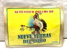 Polvo 9 HIERBAS DEL INDIO / 9 INDIAN HERBS Powder, Para Atraer Prosperidad