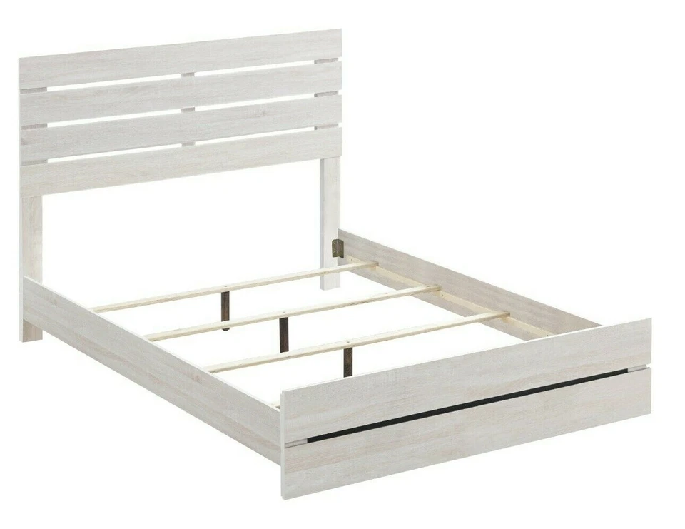 Juego de dormitorio de madera de 5 piezas marco de cama queen posavasos laminados Brantford 207051Q-S5 Foto 2 de 4